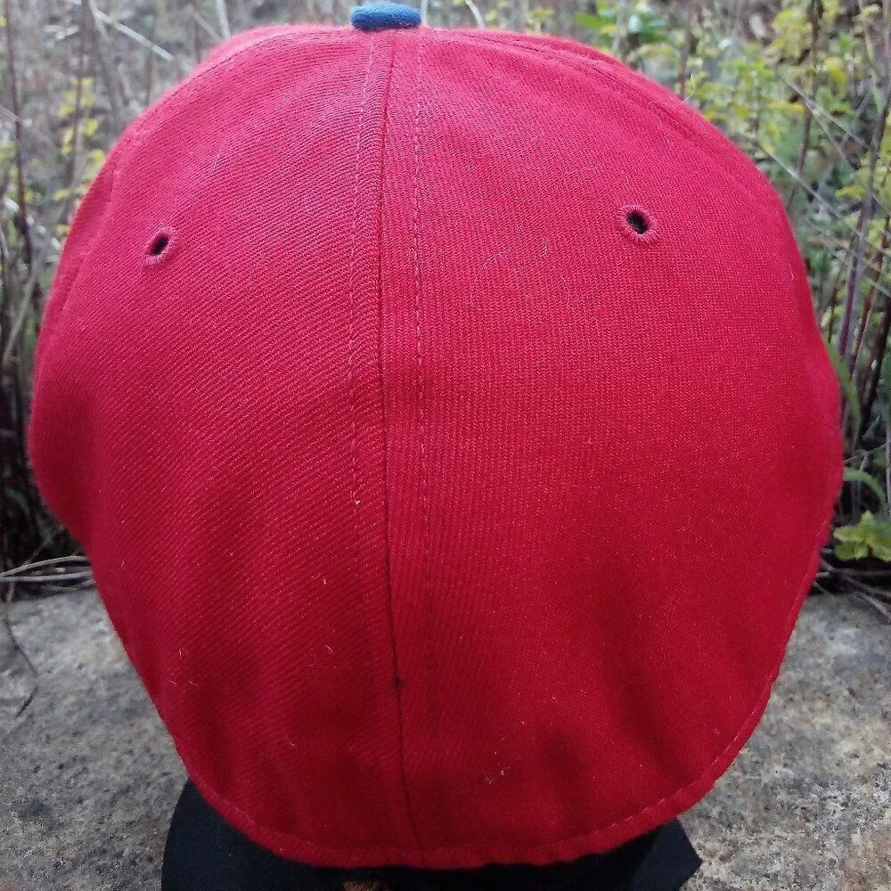 Vintage DeLong Atlanta Fitted Hat Cap 7 7/8